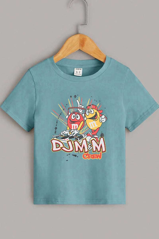 Minoti Kid's DJM & M Printed Tee Shirt