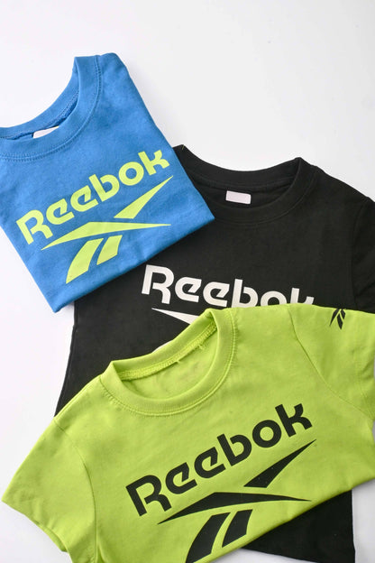 Reebok Kid's Logo Printed Minor Fault Short Sleeve Tee Shirt Kid's Tee Shirt HAS Apparel 