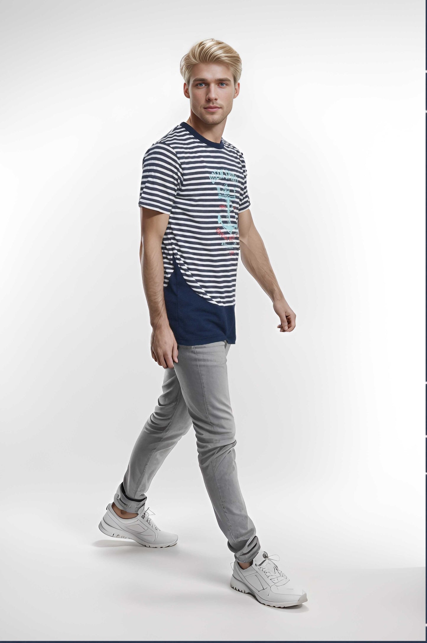 Max 21 Men's Ocean Spirit Printed Tee Shirt Men's Tee Shirt SZK