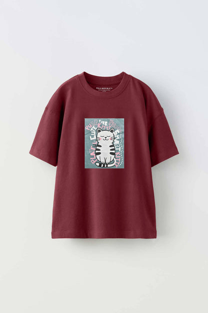 Polo Republica Boy's Kitty Printed Tee Shirt Boy's Tee Shirt Polo Republica 