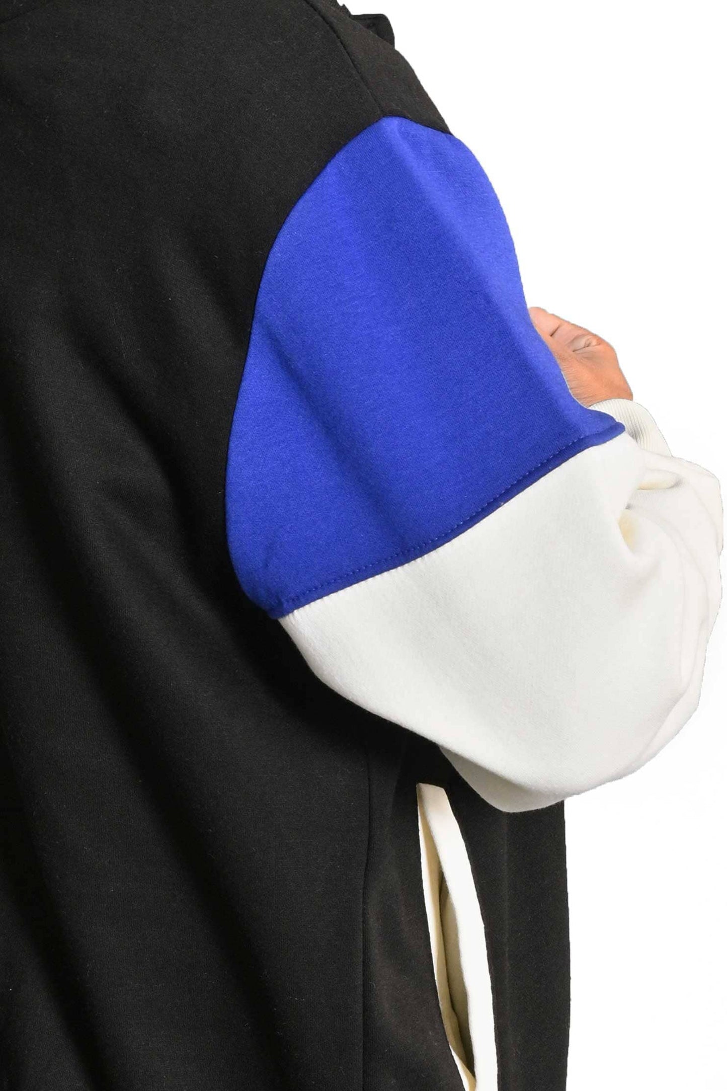 Primark Men's Track & Field Embroidered Baseball Varsity Fleece Jacket