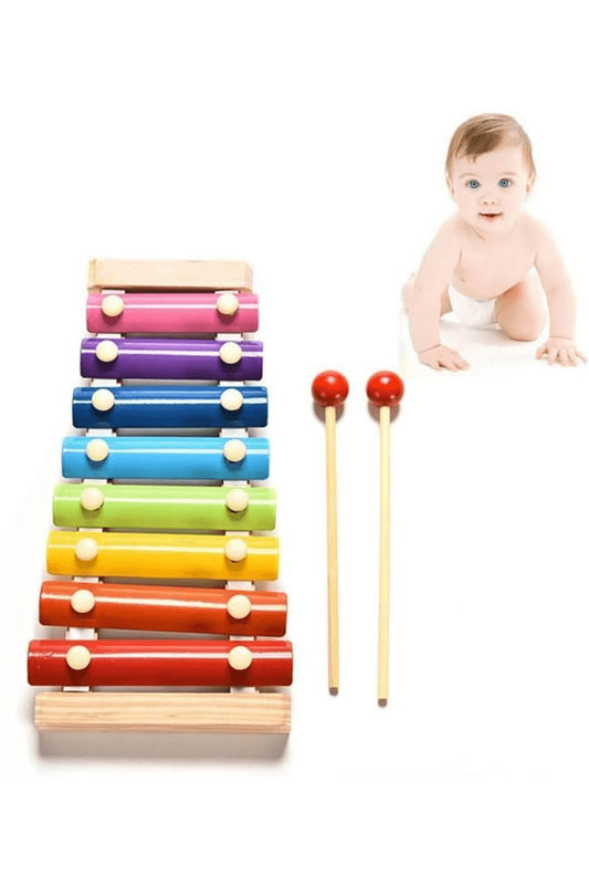 Wooden Xylophone Musical Toy For Kids With 8 Note