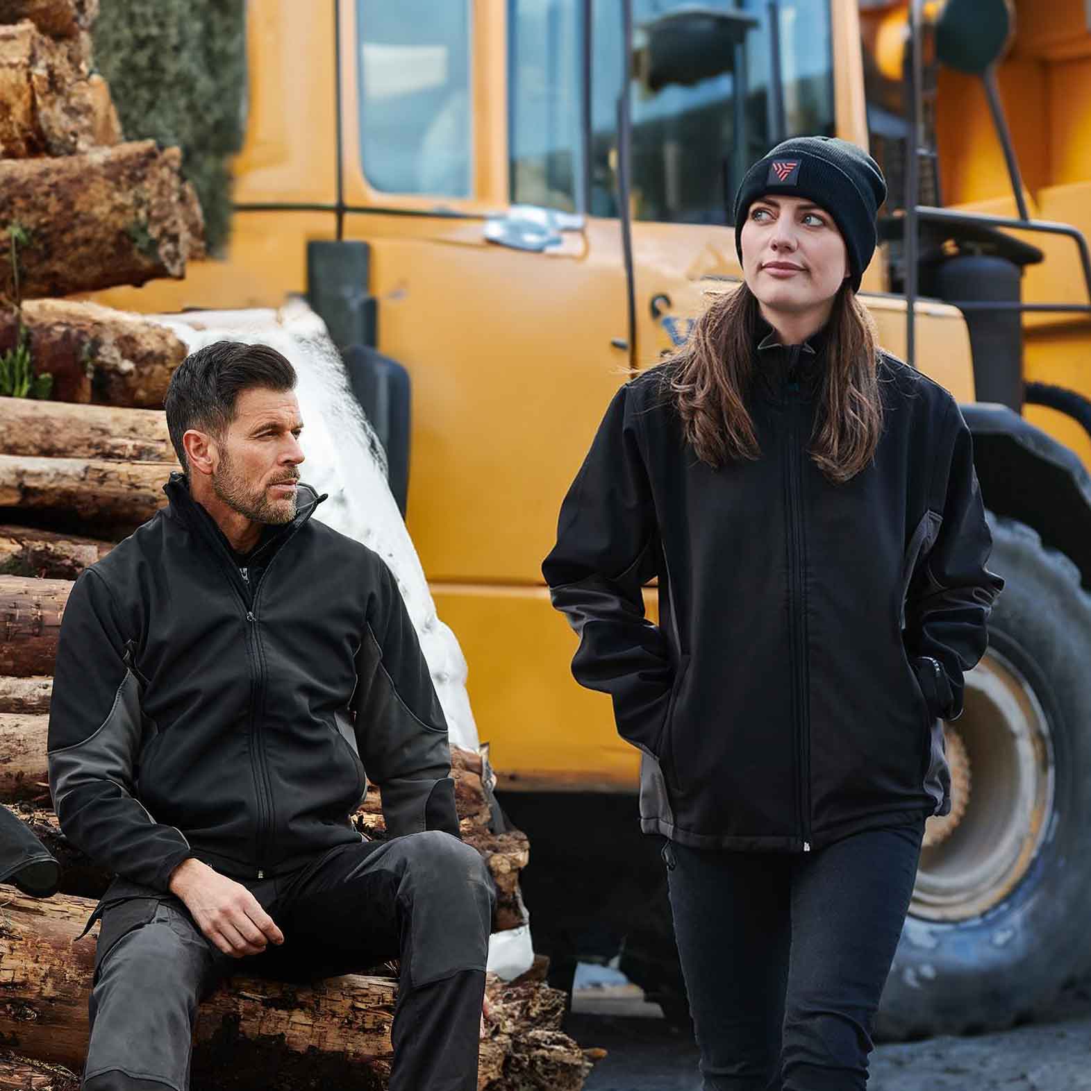 Axinite Unisex AX84 Granite Soft Shell Jacket elo