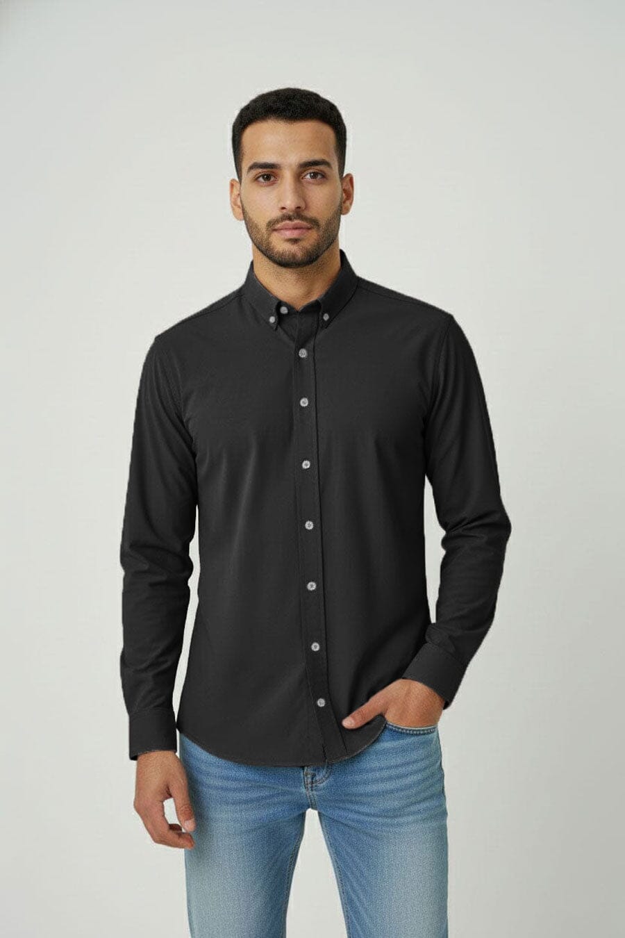 Polo Republica Men's Stretchable Minor Fault Casual Shirt