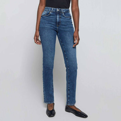 Skye Women's Straight Fit Classic Denim Jeans Women's Denim HAS Apparel Blue 24 28