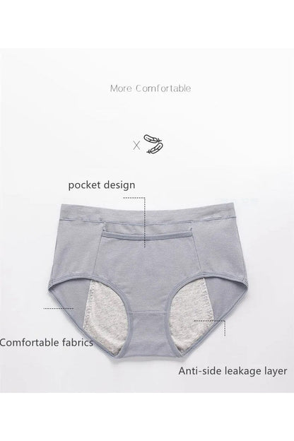 Leakproof Period High-rise Breathable Panties 