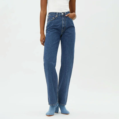Weekday Women's Straight Fit Denim Jeans Women's Denim HAS Apparel Blue 28 26