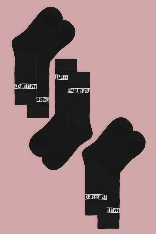 Men's Kirkwall Printed Style Crew Socks - Pack Of 3 Pairs