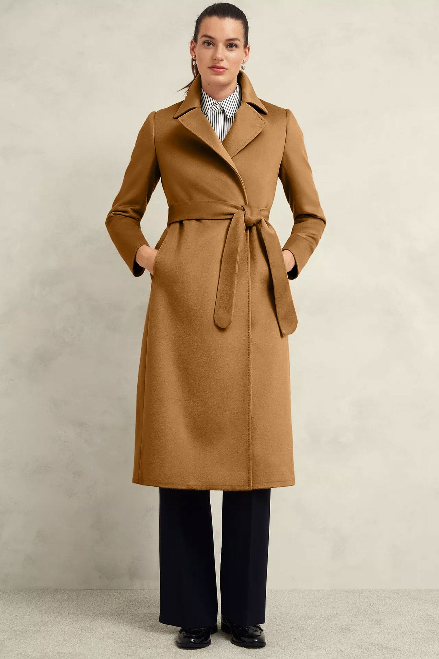 East West Women's Long Trench Coat - Main Image