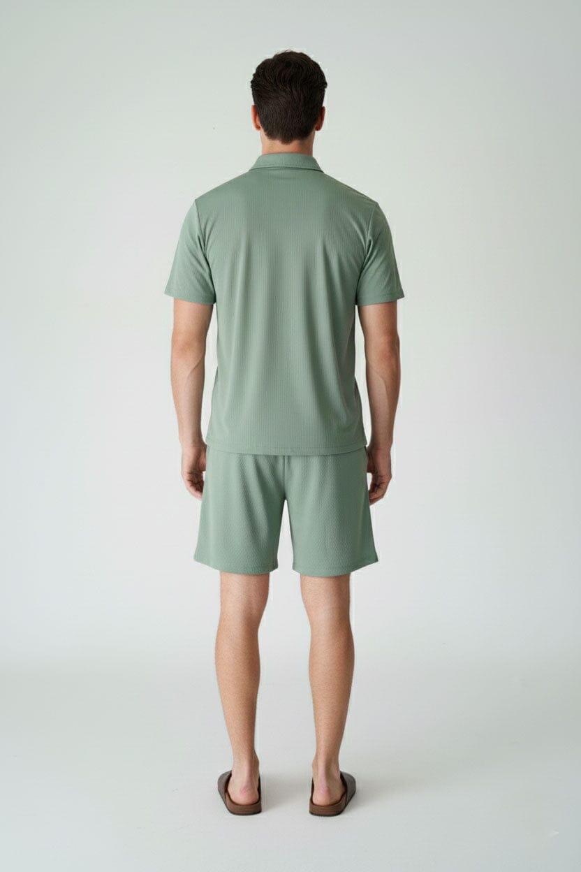 Polo Republica Men's Four-Way Stretch Twin Set