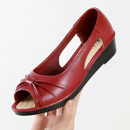 Fashion Women's Soft Sole Middle-Heel Pump Shoes