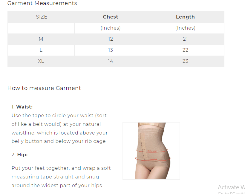 Women's Classic Bra Tummy Control Body Shaper Women's Lingerie SRL 