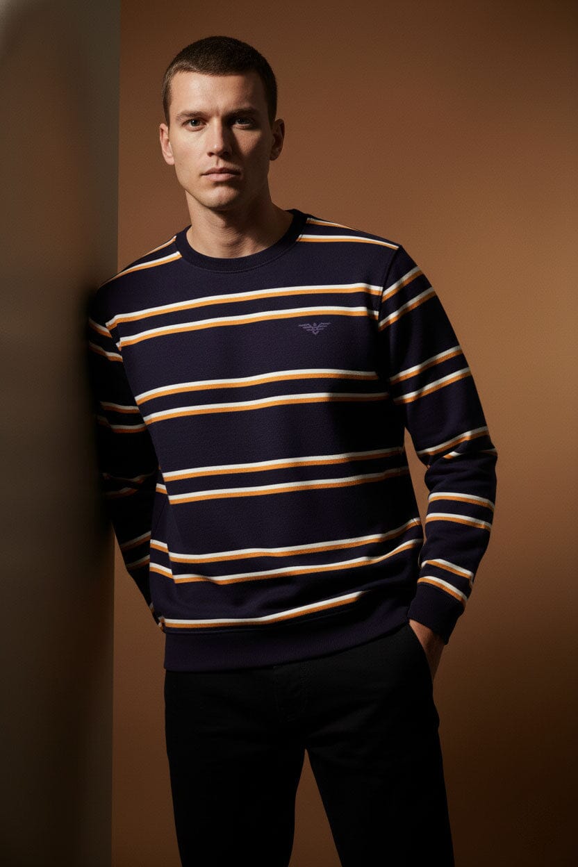 Eternity Premium Men's Striped Sweat Shirt