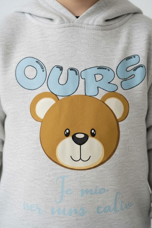 Baby Club Kid's Bear Pullover Hoodie