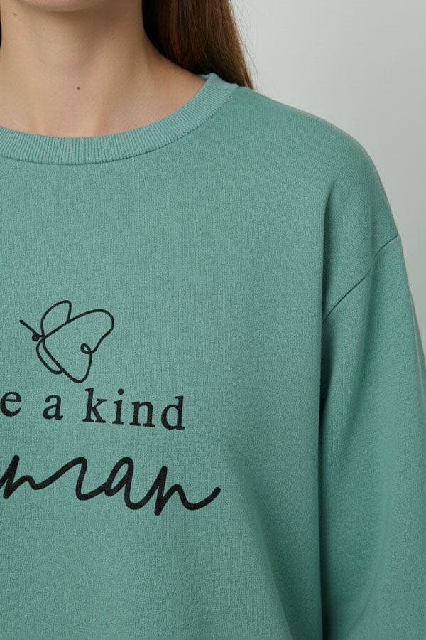 L.A.T Women's Human High Low Hem Minor Fault Sweatshirt