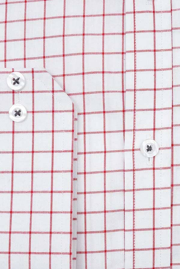 Eternity Men's Slim Fit Graph Check Casual Shirt