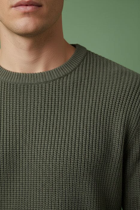 VT Men's Knitted Cotton Yarn Sweater