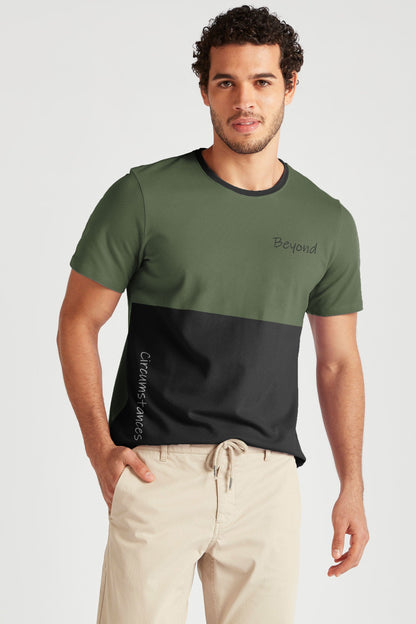Polo Republica Beyond Circumstances Men's T-Shirt - CEO Collection Dark Green & Black