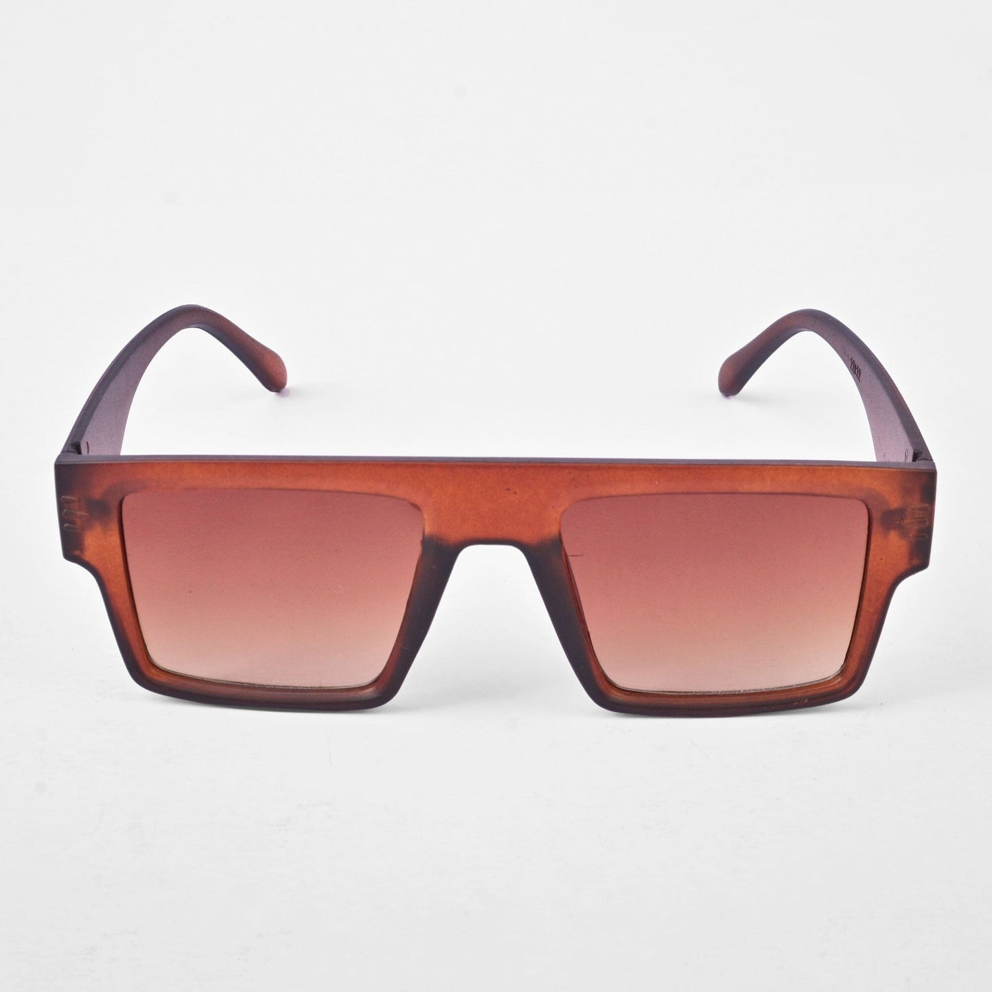 Royal Men's UV Rays Protection Square Sun Glasses Eyewear SRL Brown 