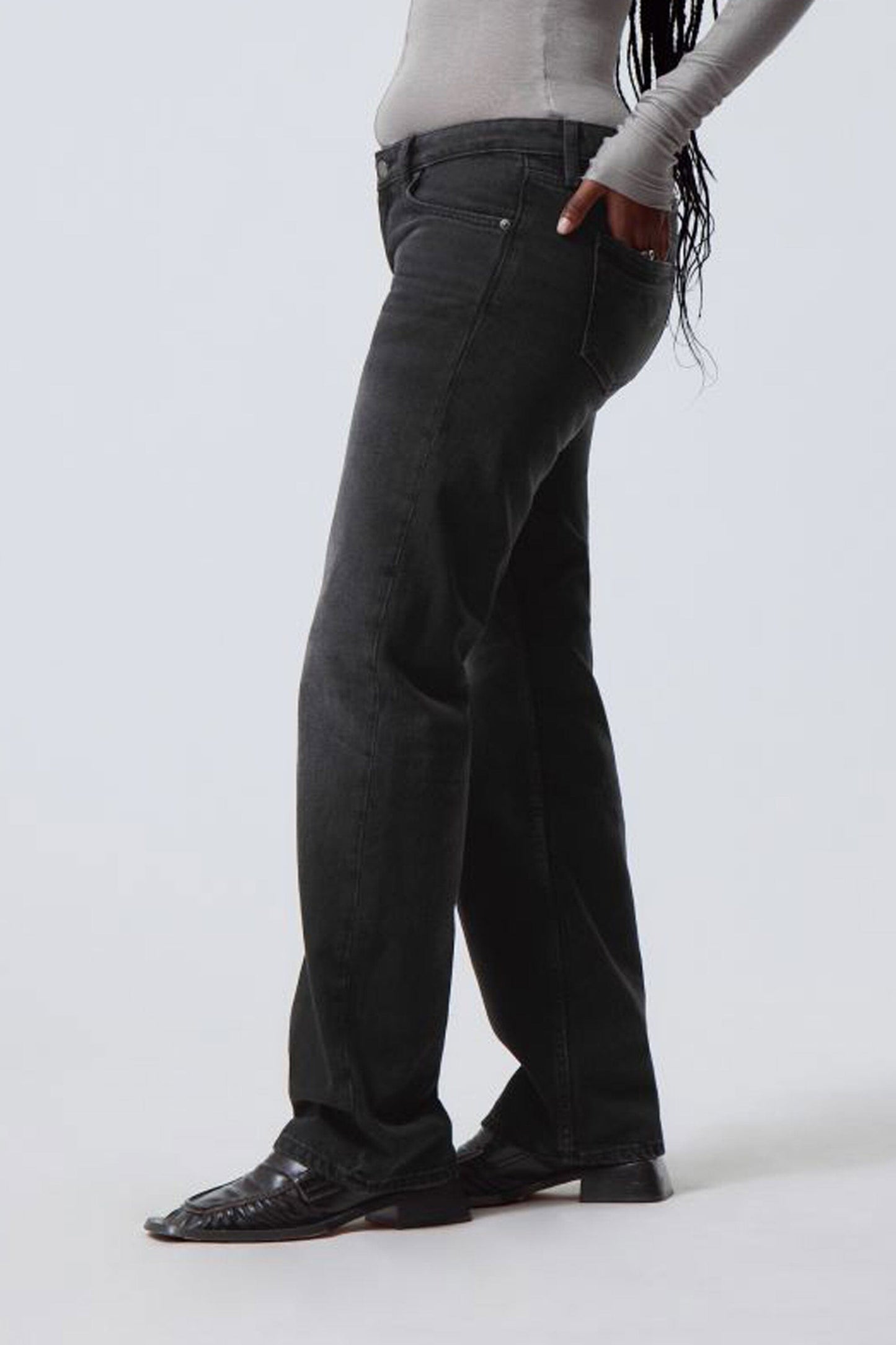Weekday Women's Straight Fit Boot Cut Classic Denim Jeans Women's Denim HAS Apparel 