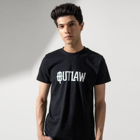 Polo Republica Men's Outlaw Printed Crew Neck Tee Shirt Men's Tee Shirt Polo Republica 
