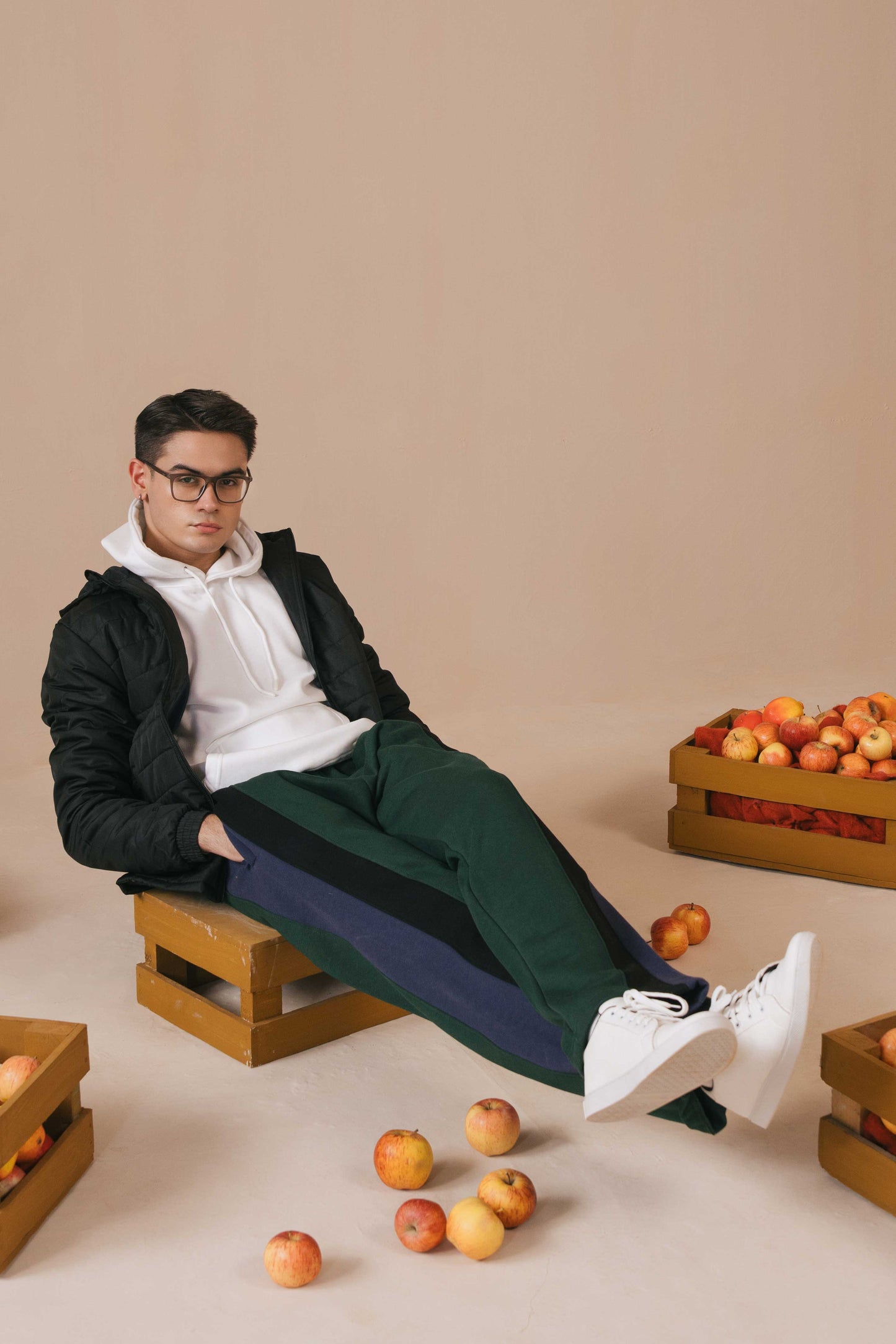 Passion Men's Long Sleeve Hooded Puffer Jacket Men's Jacket HAS Apparel