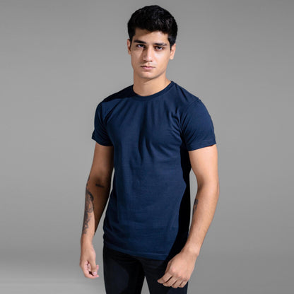 Polo Republica Men's Essentials Combed Cotton Short Sleeve Tee Shirt Men's Tee Shirt Polo Republica Navy M 