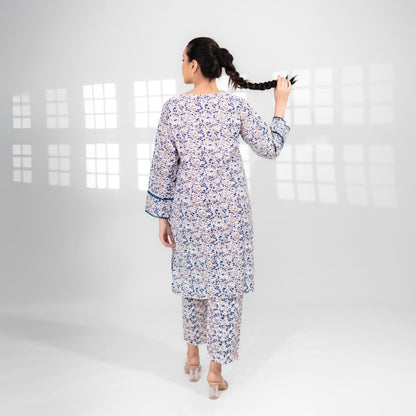 East West By Polo Republica Women’s Printed 2 Pcs Stitched Suit Women's Stitched Suit East West 