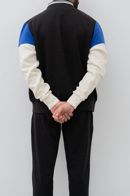 Primark Unisex Track & Field Embroidered Baseball Varsity Fleece Jacket Men's Jacket HAS Apparel 