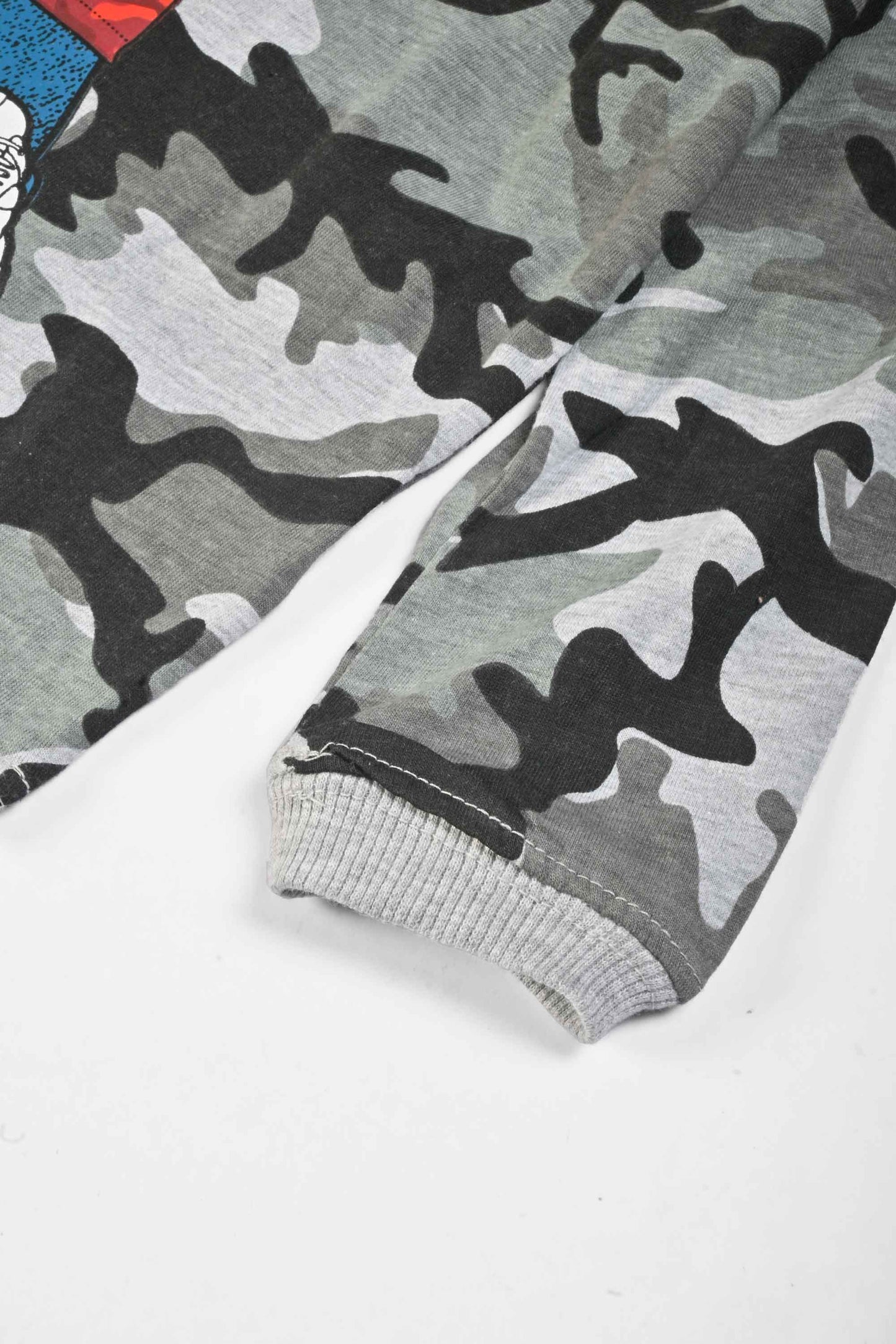 Max 21 Kid's Camo Style Bear Printed Long Sleeve Tee Shirt Kid's Tee Shirt SZK