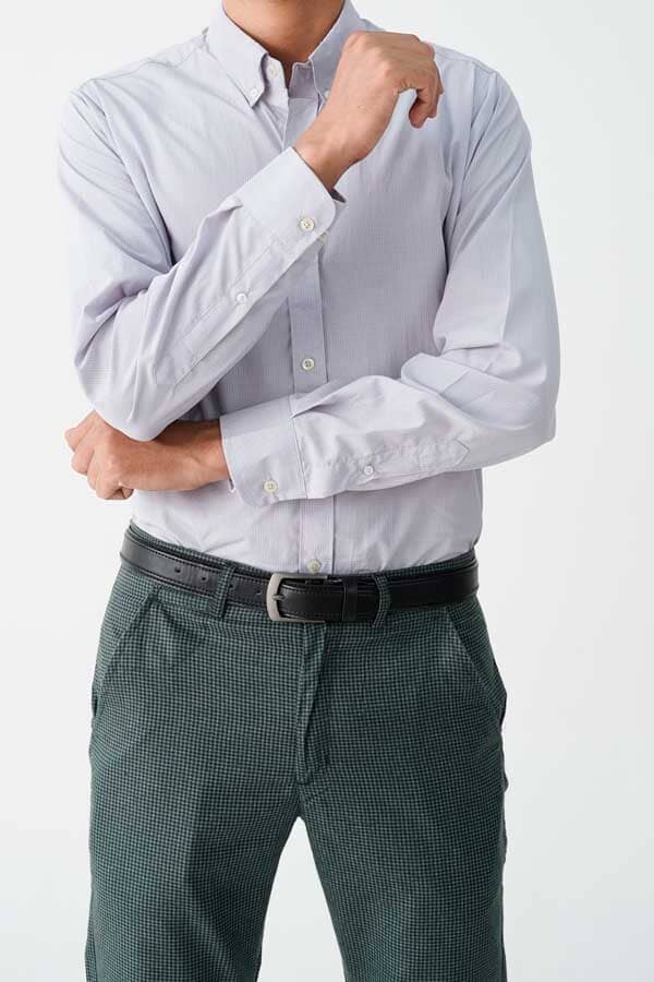 Jamclo Originals Men's Micro-Check Casual Shirt