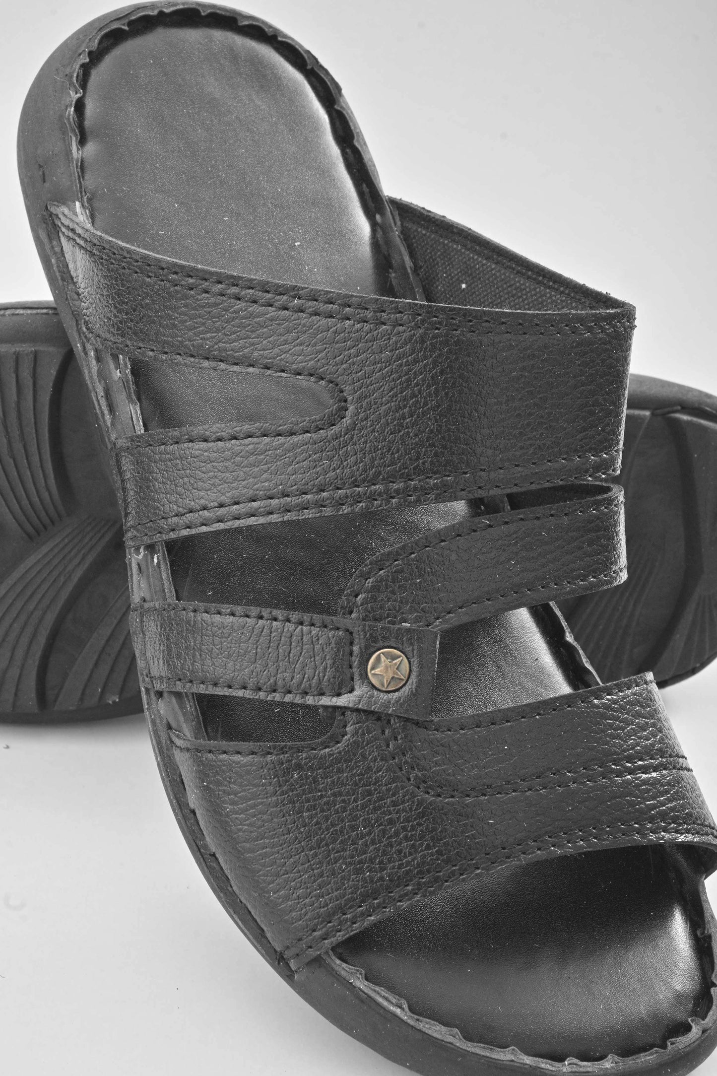 Men's Padded Sole PU Leather Classic Chappal Men's Shoes SNAN Traders