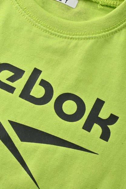 Reebok Kid's Logo Printed Minor Fault Short Sleeve Tee Shirt Kid's Tee Shirt HAS Apparel 