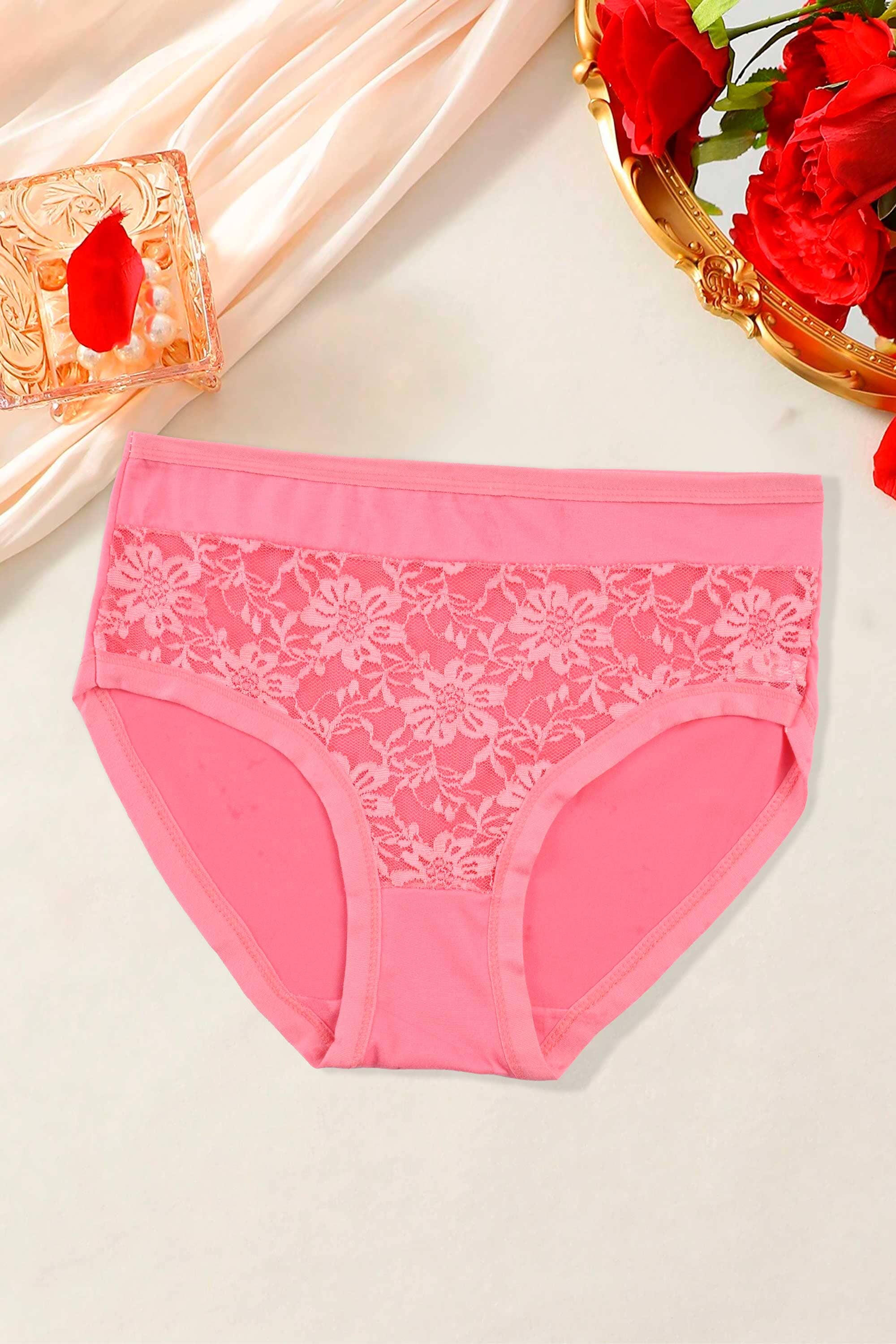 Geelong Women's Floral Lace Design Underwear