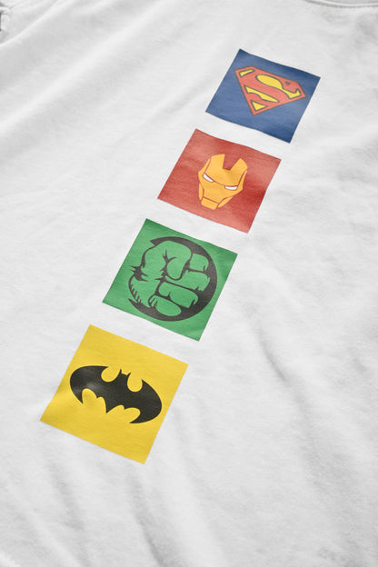 Polo Republica Boy's Marvel Logo Printed Tee Shirt