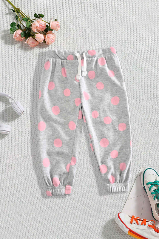 Lefties Kid's Dots Printed Terry Jogger Pants