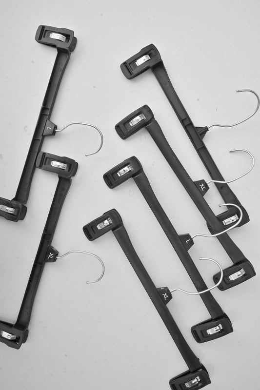 Clip Design Grip Plastic Hanger - Pack Of 6