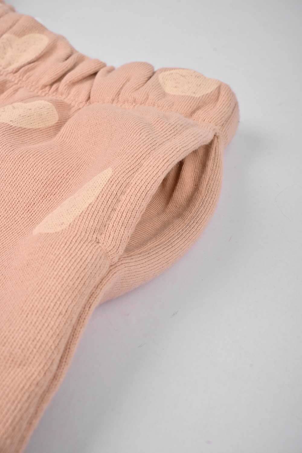 C&A Girl's Heart Printed Terry Shorts Kid's Shorts SNR