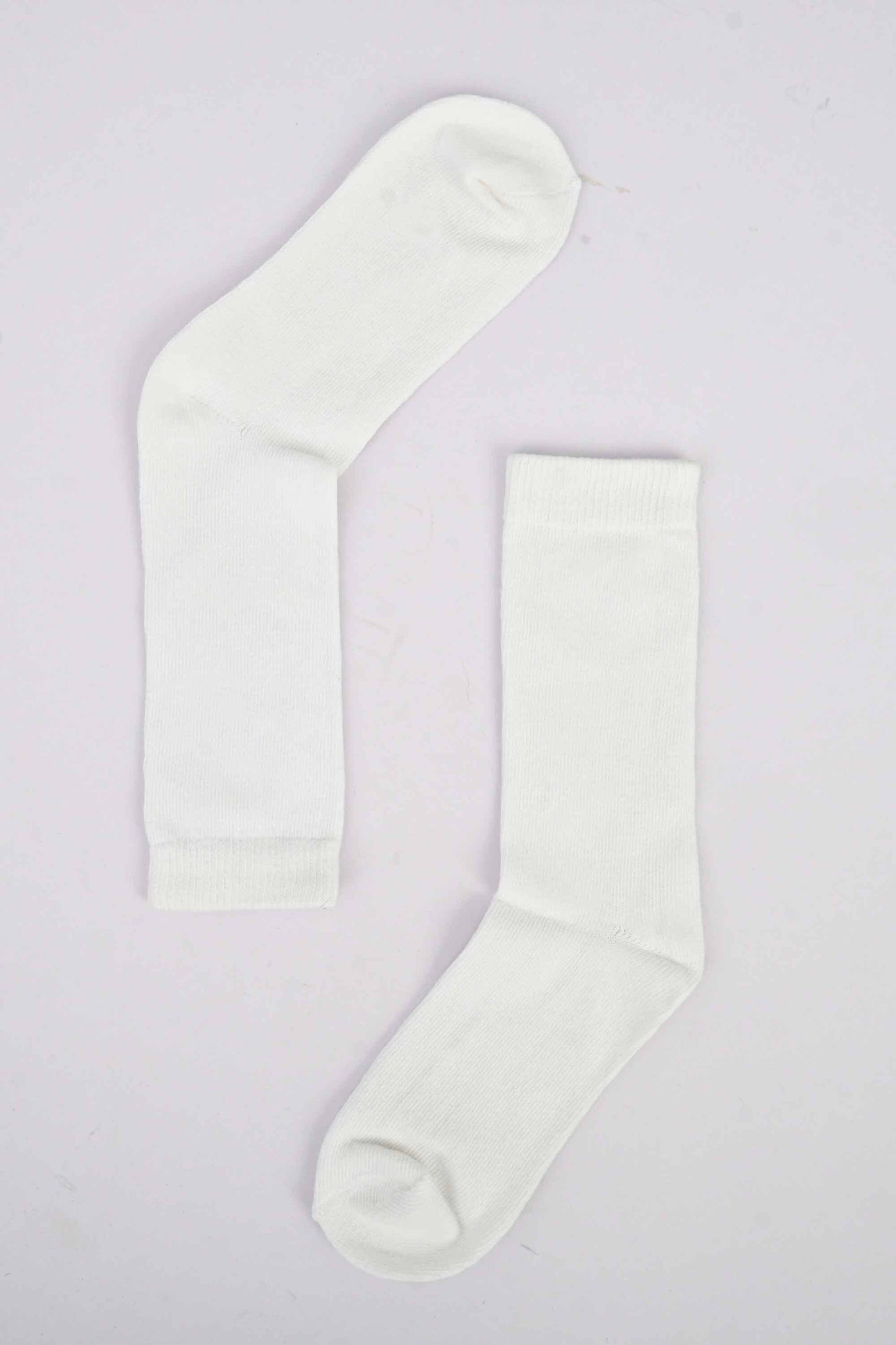 Kid's Crew Socks - Pack Of 2 Pairs Socks RKI White EUR 25-30