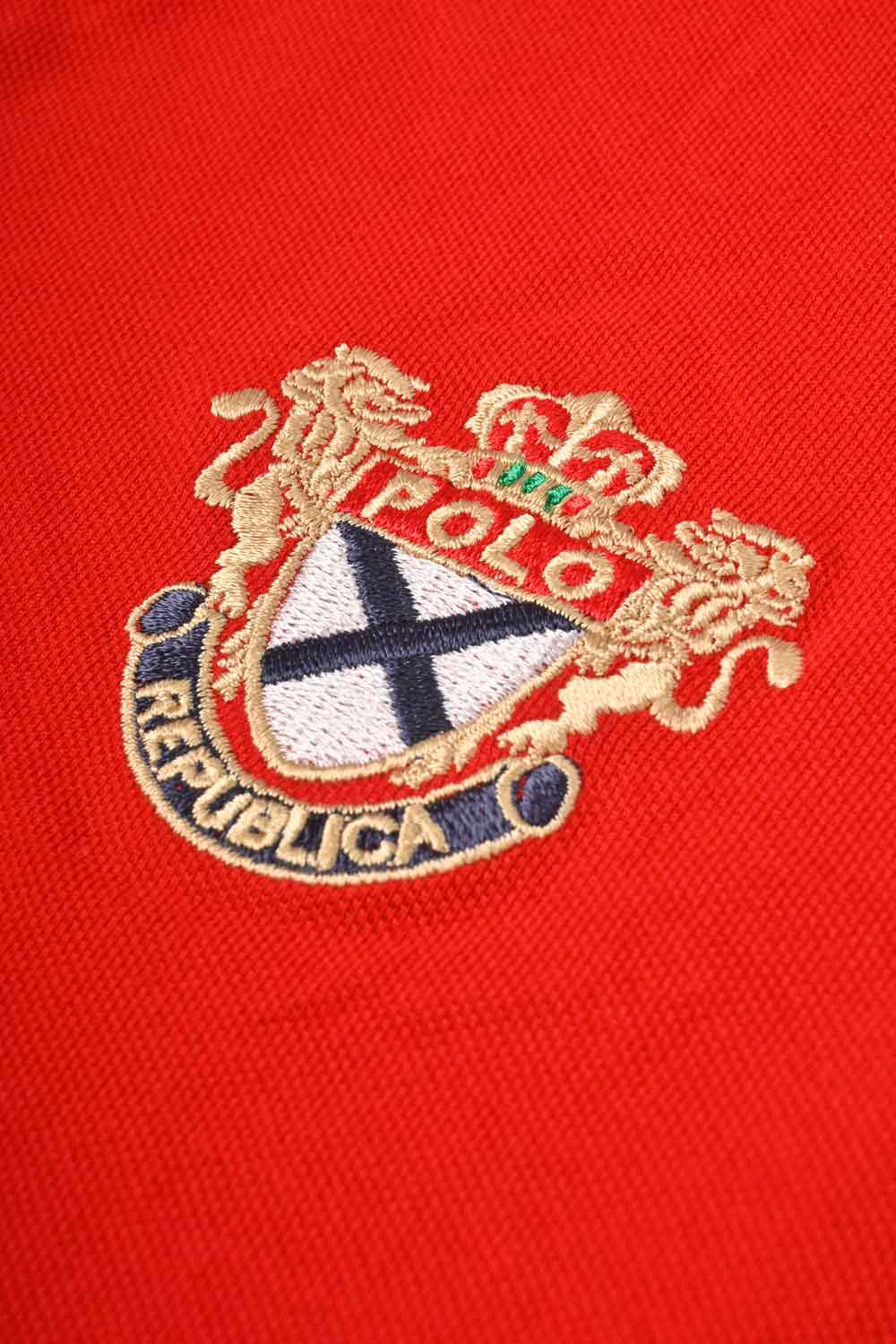 Polo Republica Men's Crest & Cavalry PR Embroidered Short Sleeve Polo Shirt Men's Polo Shirt Polo Republica 