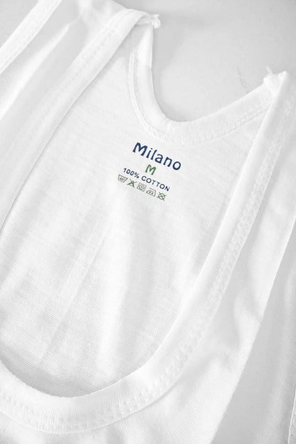 Milano Men's Classic Cotton Vest