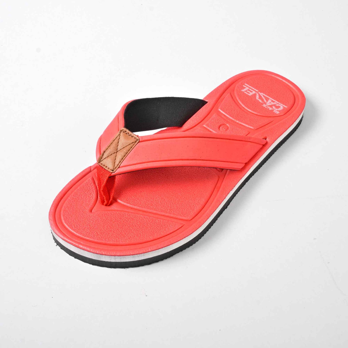 Black Camel Men's Extra Soft Strider Flip Flops Slippers Men's Shoes Hamza Traders Red EUR 40