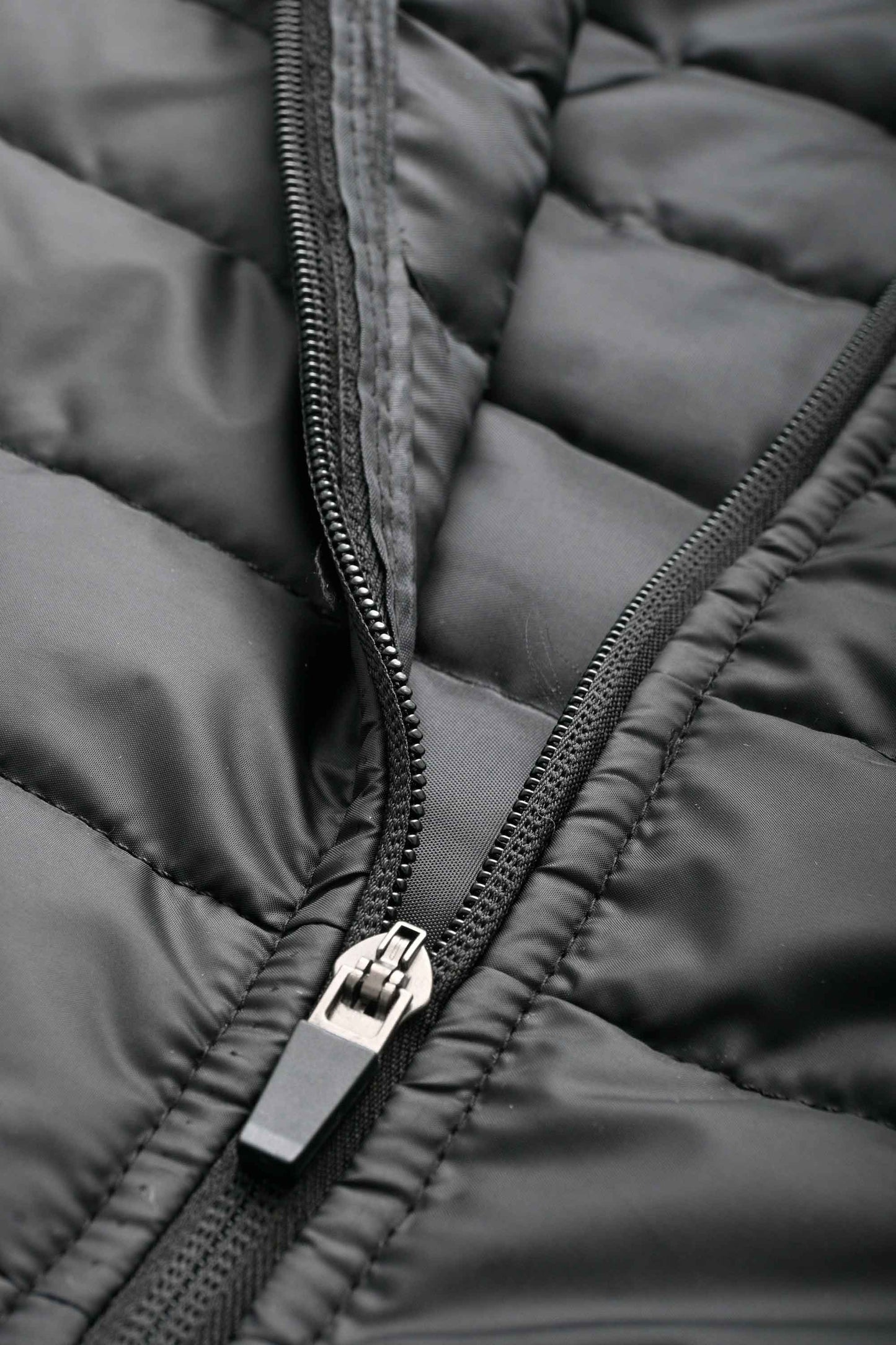 Burnt Soul Men's Bear Embroidered Design Puffer Jacket Men's Jacket IBT