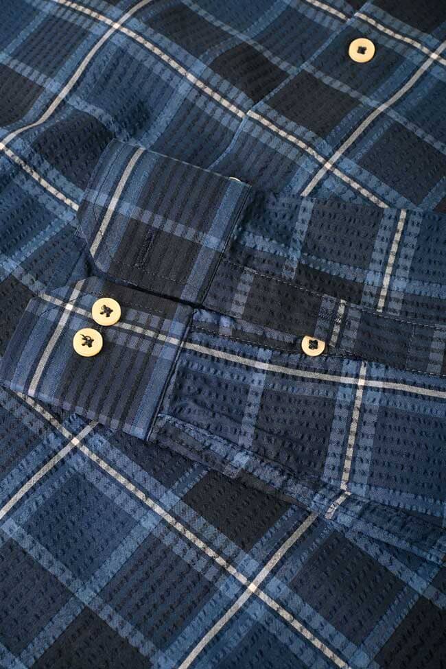 Espada Men's Checkered Casual Shirt