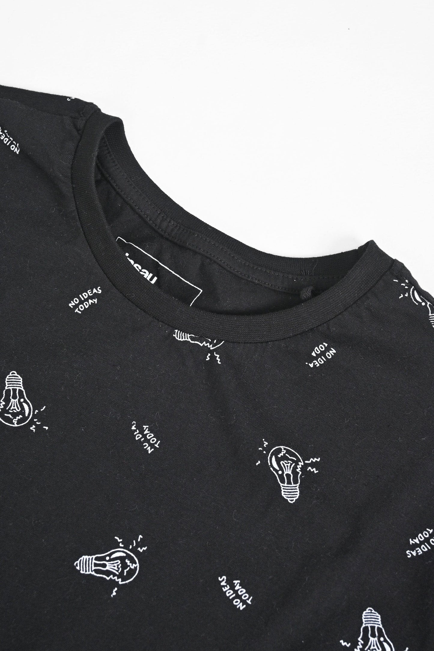 Sinsay Men's No Ideas Today Printed Classic Tee Shirt Men's Tee Shirt First Choice