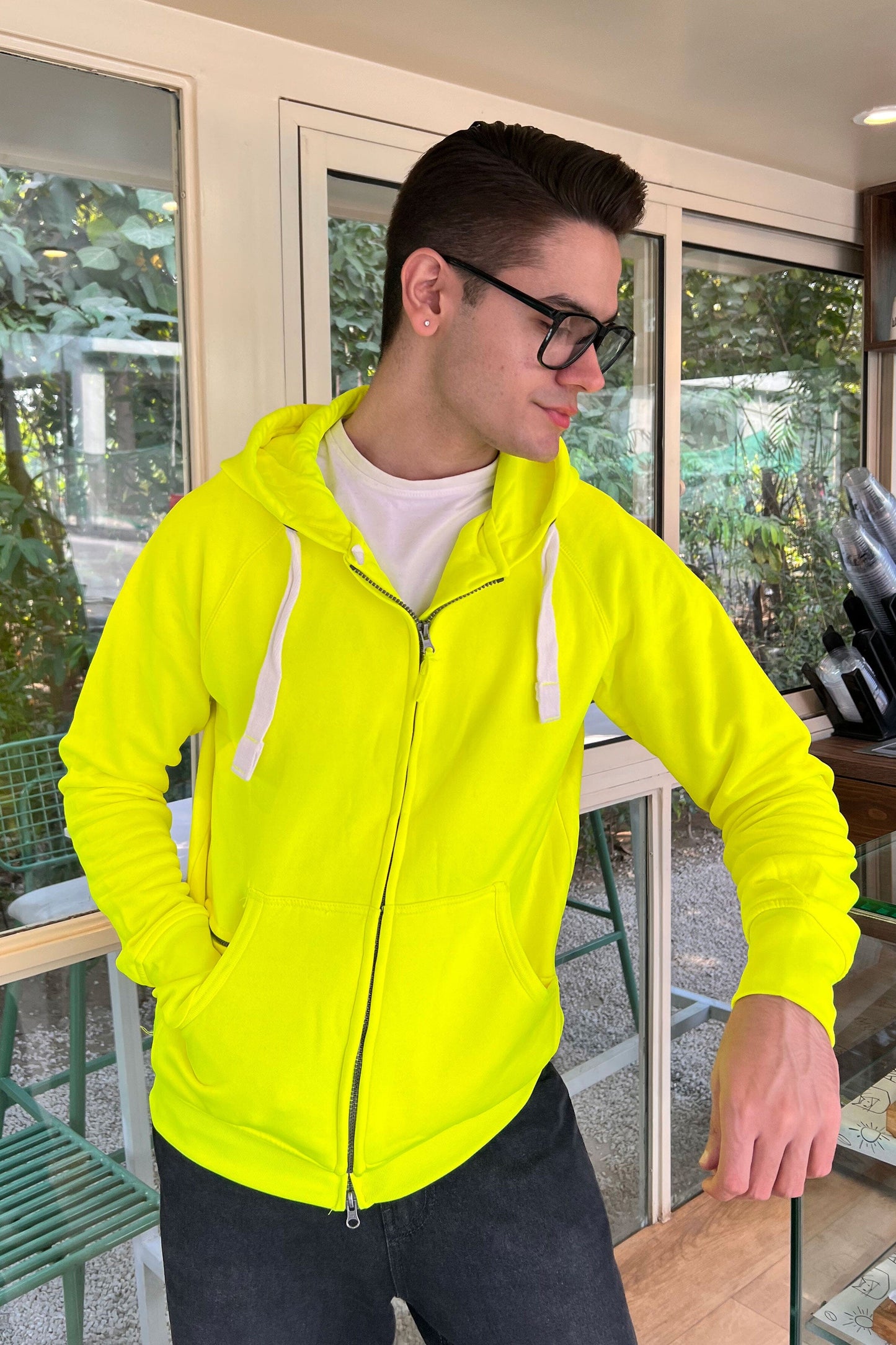 Payper Men's Double Zipper Raglan Sleeve Hoodie Men's Zipper Hoodie First Choice Garments