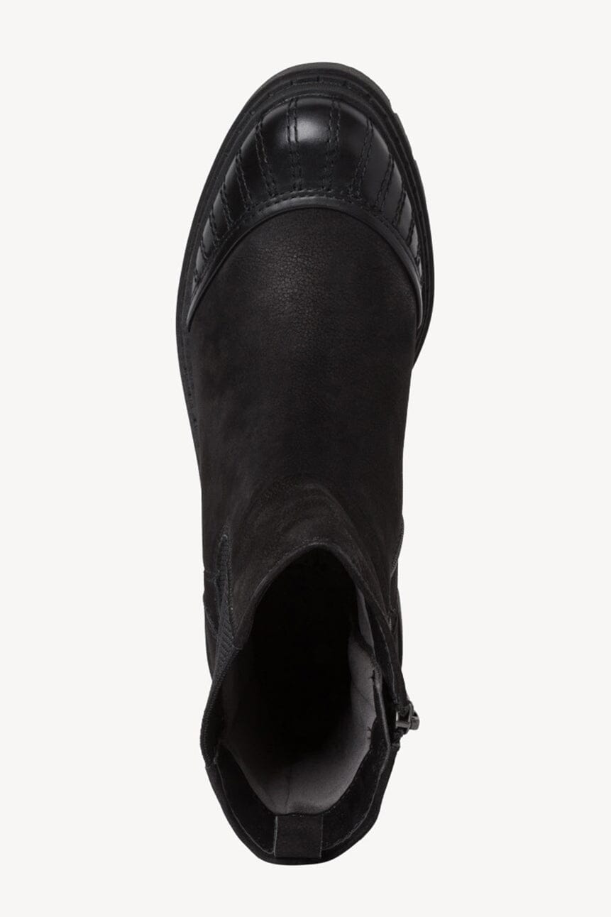 Tamaris Women's Round Tip Leather Boots Women's Shoes Shafi Pvt. Limited