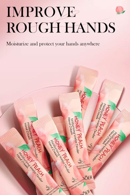 Sadoer Honey Peach Moisturizing Water Tender Hand Cream - 20pcs