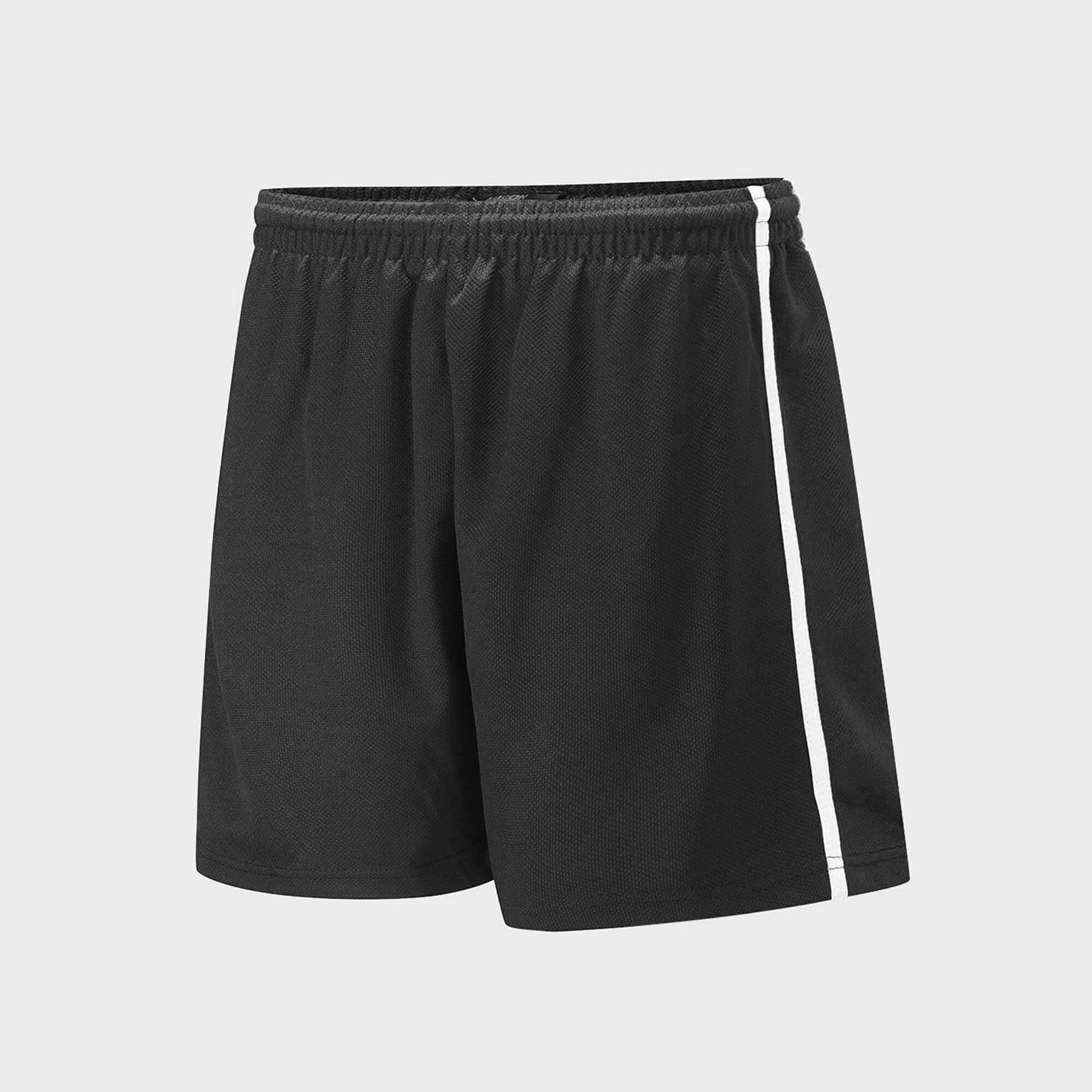 Falcon Men's Activewear Side Panel Shorts Men's Shorts HAS Apparel Black & Black XS 