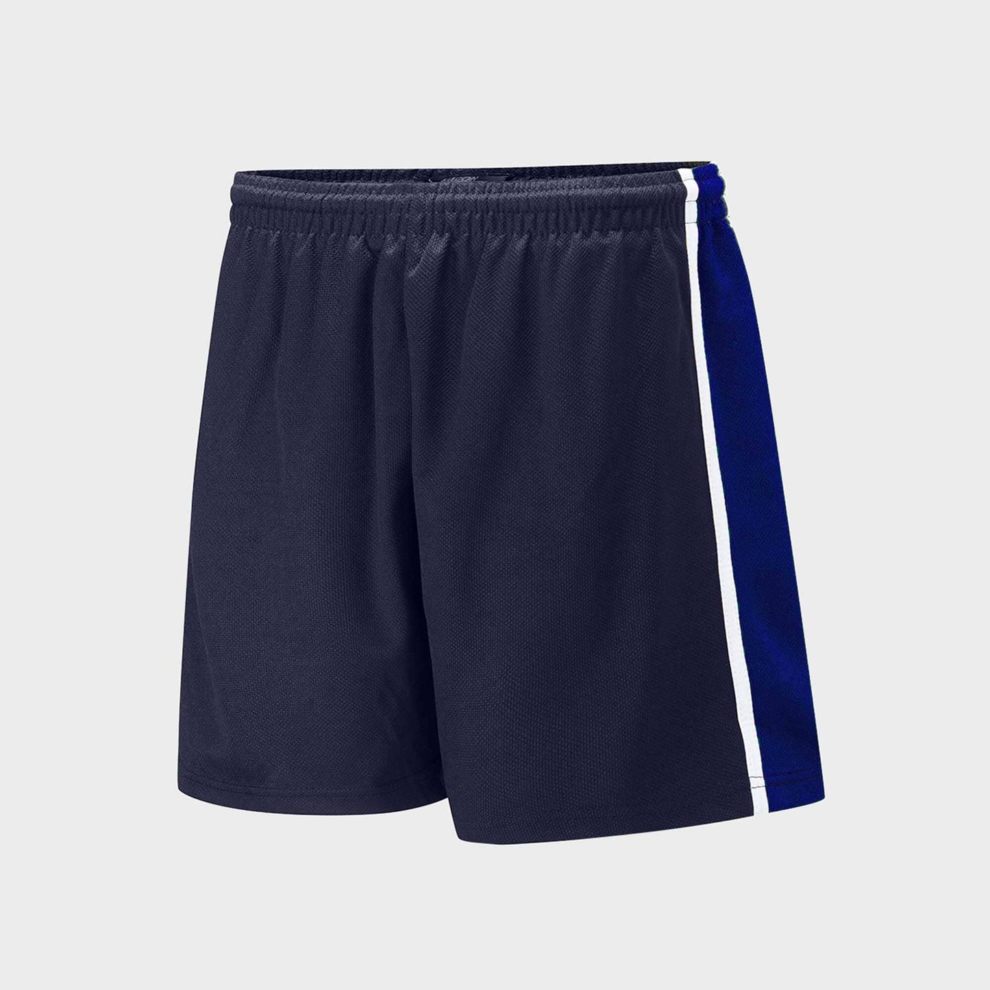 Falcon Men's Activewear Side Panel Shorts Men's Shorts HAS Apparel Navy & Blue XS 